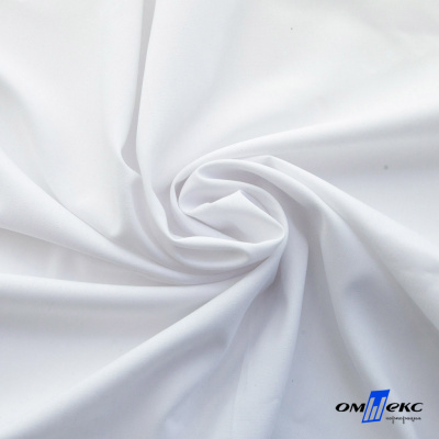 Ткань сорочечная Темза, 80%полиэстр 20%вискоза, 120 г/м2 ш.150 см, цв.белый - купить в Омске. Цена 272.69 руб.