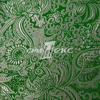 Ткань костюмная жаккард №4, 140 грм2, шир.150см, цвет зелёный (1)