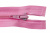 Спиральная молния Т5 513, 40 см, автомат, цвет св.розовый - купить в Омске. Цена: 13.17 руб.