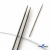 Спицы для вязания металлические d-2.5 мм круговые на тросике 53 см - купить в Омске. Цена: 53.90 руб.