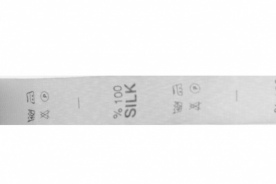 Состав и уход за тк.100% Silk (4000 шт) - купить в Омске. Цена: 257.40 руб.