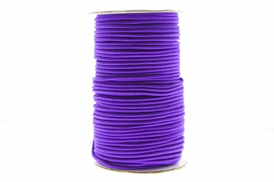 0370-1301-Шнур эластичный 3 мм, (уп.100+/-1м), цв.175- фиолет - купить в Омске. Цена: 459.62 руб.