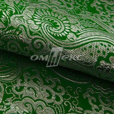 Ткань костюмная жаккард №4, 140 гр/м2, шир.150см, цвет зелёный - купить в Омске. Цена 383.29 руб.