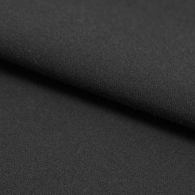 Костюмная ткань с вискозой "Бриджит", 210 гр/м2, шир.150см, цвет чёрный - купить в Омске. Цена 570.73 руб.