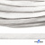 Шнур плетеный d-8 мм плоский, 70% хлопок 30% полиэстер, уп.85+/-1 м, цв.1018-белый - купить в Омске. Цена: 735 руб.