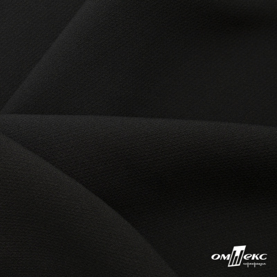 Ткань костюмная "Микела", 96%P 4%S, 255 г/м2 ш.150 см, цв-черный #1 - купить в Омске. Цена 348.93 руб.