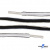 Шнурки #4-27, круглые 130 см, двухцветные (черно/белый) - купить в Омске. Цена: 47.04 руб.