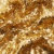 Сетка с пайетками №3, 188 гр/м2, шир.140см, цвет золотой - купить в Омске. Цена 454.12 руб.