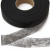 Прокладочная лента (паутинка) DF23, шир. 20 мм (боб. 100 м), цвет чёрный - купить в Омске. Цена: 2.03 руб.