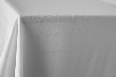 Скатертная ткань 25536/2005, 174 гр/м2, шир.150см, цвет белый - купить в Омске. Цена 269.46 руб.
