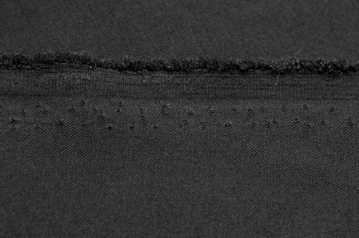 Костюмная ткань с вискозой "Флоренция", 195 гр/м2, шир.150см, цвет чёрный - купить в Омске. Цена 502.24 руб.