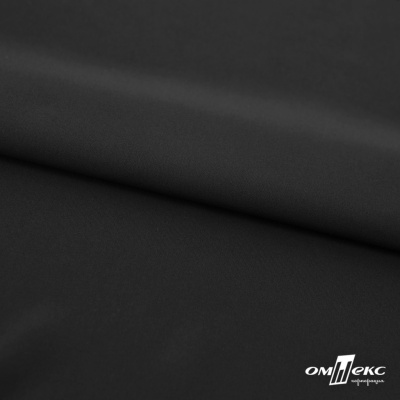 Плательная ткань "Невада", 120 гр/м2, шир.150 см, цвет чёрный - купить в Омске. Цена 254.22 руб.