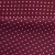 Креп стрейч Амузен, 85 г/м2, 19-2024 (темный рубин)/белый мелкий горох, шир.150 см - купить в Омске. Цена 220.50 руб.