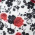 Плательная ткань "Фламенко" 22.1, 80 гр/м2, шир.150 см, принт растительный - купить в Омске. Цена 239.03 руб.