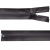 Молния водонепроницаемая PVC Т-7, 60 см, разъемная, цвет (301) т.серый - купить в Омске. Цена: 49.39 руб.