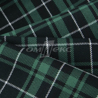 Ткань костюмная Клетка 25577, т.зеленый/зеленый./ч/бел, 230 г/м2, шир.150 см - купить в Омске. Цена 545.24 руб.