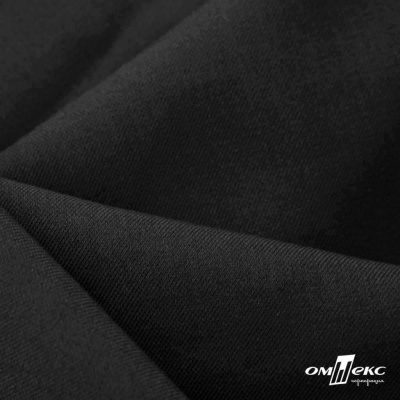 Ткань костюмная Зара, 92%P 8%S, BLACK, 200 г/м2, шир.150 см - купить в Омске. Цена 325.28 руб.