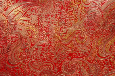 Ткань костюмная жаккард №15, 140 гр/м2, шир.150см, цвет красный - купить в Омске. Цена 475.65 руб.