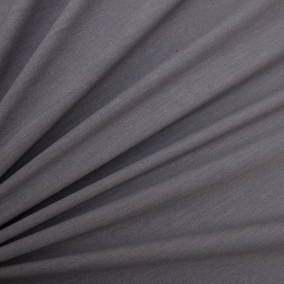 Костюмная ткань с вискозой "Палермо", 255 гр/м2, шир.150см, цвет св.серый - купить в Омске. Цена 584.23 руб.