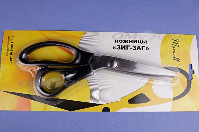Ножницы ЗИГ-ЗАГ "MAXWELL" 230 мм - купить в Омске. Цена: 1 041.25 руб.