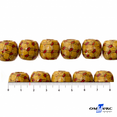 0189-Бусины деревянные "ОмТекс", 17 мм, упак.50+/-3шт - купить в Омске. Цена: 83.66 руб.