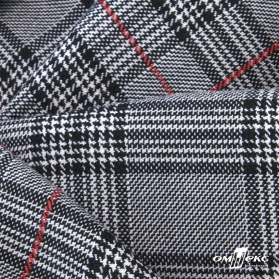 Ткань костюмная "Клер" 80% P, 16% R, 4% S, 200 г/м2, шир.150 см,#10 цв-серый/красный - купить в Омске. Цена 412.02 руб.