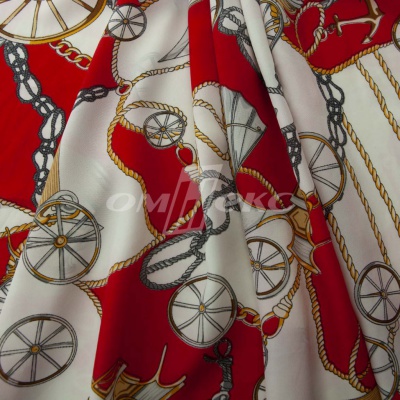 Плательная ткань "Фламенко" 13.1, 80 гр/м2, шир.150 см, принт этнический - купить в Омске. Цена 241.49 руб.