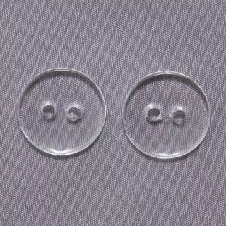 Пуговицы 14 мм (2 пр) цв прозрачный